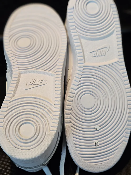 Nike Court Vision Low Triple White Men's 8.5 VERIFIED AUTHENTIC NWOB - Picture 8 of 16